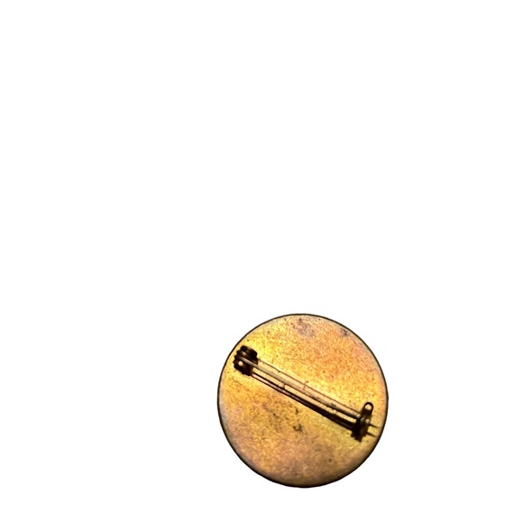 Vintage 3 leaf clovers pressed inside a pin - Picture 4 of 4